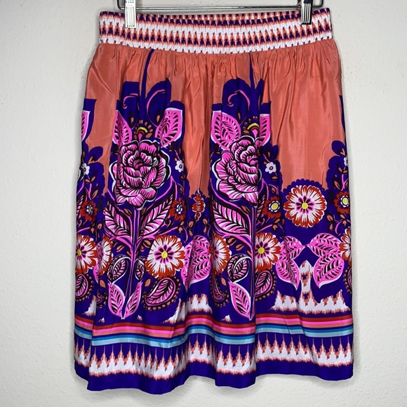 Anthro Edme & Esyllte Phosphorescence Silk Skirt - Picture 3 of 5